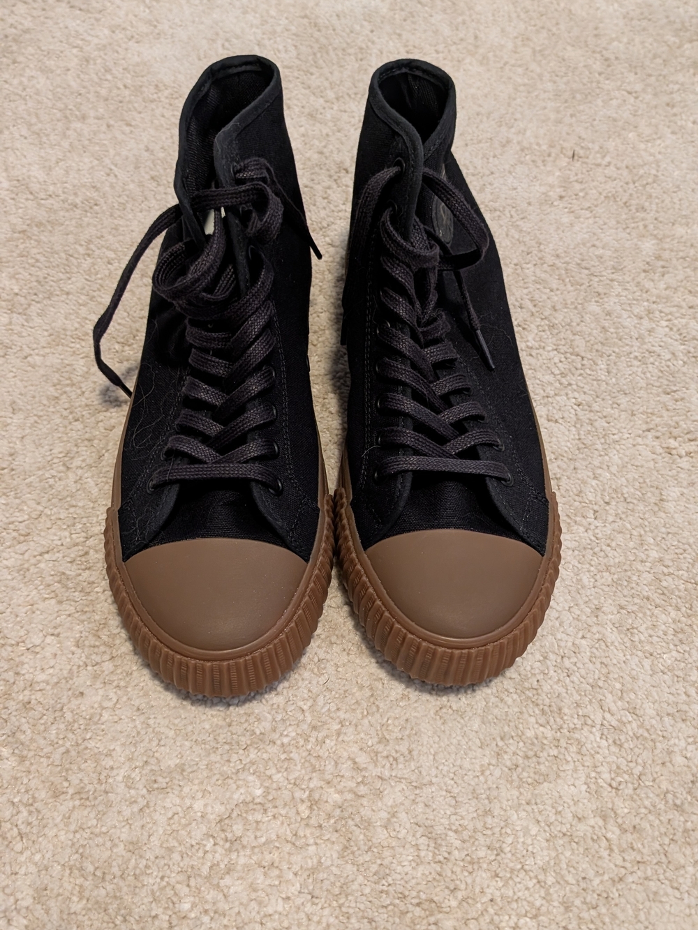 Black And Gum High-Top PF Flyers